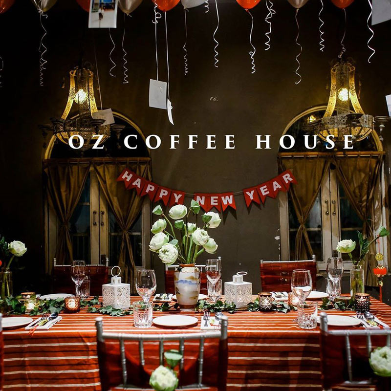 OZ coffe house - quán cà phê sân vườn rộng ở Sài Gòn